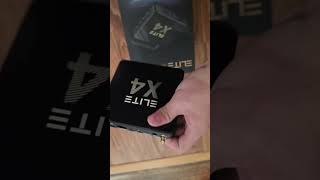 x4 elite mega box  unboxing #tv please like and subscribe