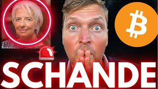EZB GIBT BITCOIN SCHOCK STATEMENT AB!! 