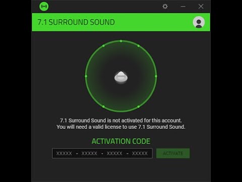 7 1 Surround Sound Razer Activation Code 11 21