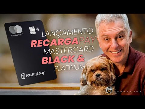 NOVO MASTERCARD BLACK RECARGAPAY! SALA VIP LOUNGEKEY, CASHBACK 1.5%, SPREAD 0% , ATÉ 110% DO CDI