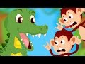 Mr. Alligator and the Monkeys