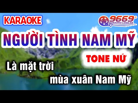 Karaoke NGƯỜI TÌNH NAM MỸ Tone Nữ Cha cha cha | Karaoke Organ 9669