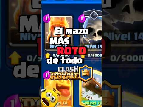 CREE EL MAZO MÁS ROTO DE CLASH ROYALE POR ERROR ❌️😤