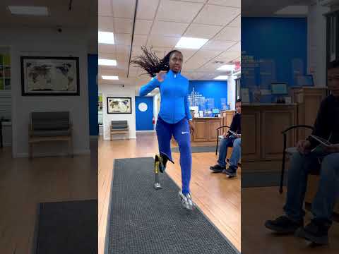 Femita Tests New Prosthetic Leg for Long Jump