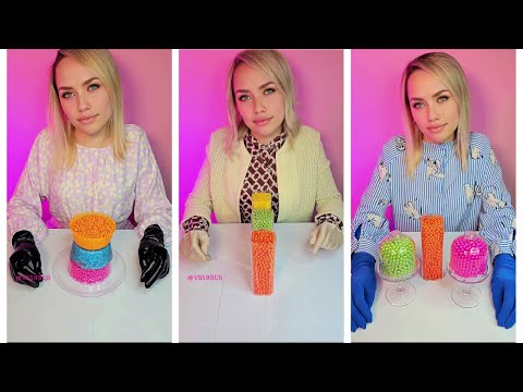 😍Satisfying reverse video.Colorful beads reverse video