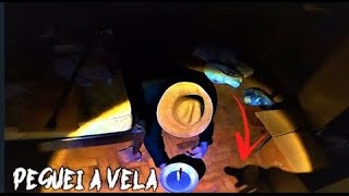 Peguei a vela da mão do VELHO ORLANDO