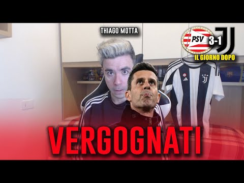 THIAGO MOTTA: L'UOMO CONVINTO DI NON AVER SBAGLIATO NIENTE! Psv Juventus 3-1 (il giorno dopo)