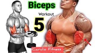 Bicep Workout |  Faster 5 Exercises | 20 minutes | @CardioFitness6