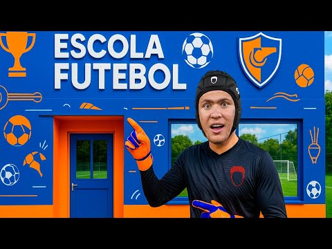 Criei MEU PRÓPRIO CAMPO de FUTEBOL! (Escola Do Capaça Interlagos)