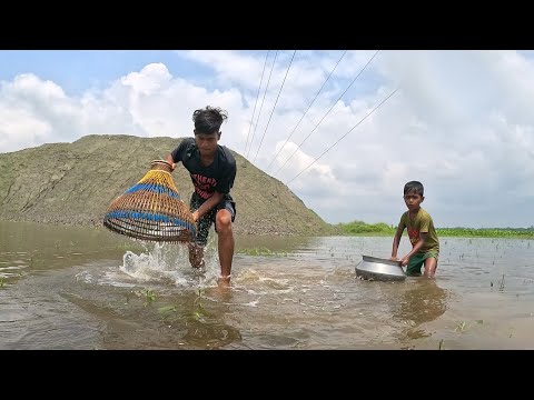 Fishing Video|Amazing Boys Big Catch Fish By Polo|Village Fishing Video|