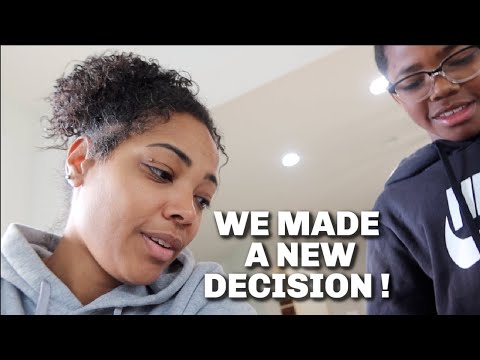 WE MADE A NEW DECISION!!