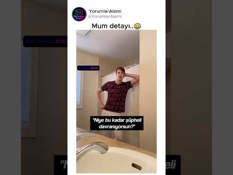 Komik Reels Videoları | Mum detayı çok iyi... #komik #komedi #mizah #youtubeshorts #komikyorumlar