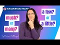 Nouns: Countable and Uncountable Concepts