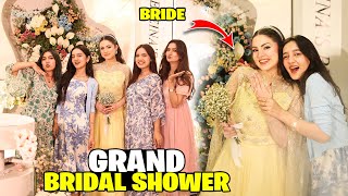 Grand Bridal Shower of My Friend |Bride Emotional Hogai😭|Fun Games Khelin 😍 Sistrology 