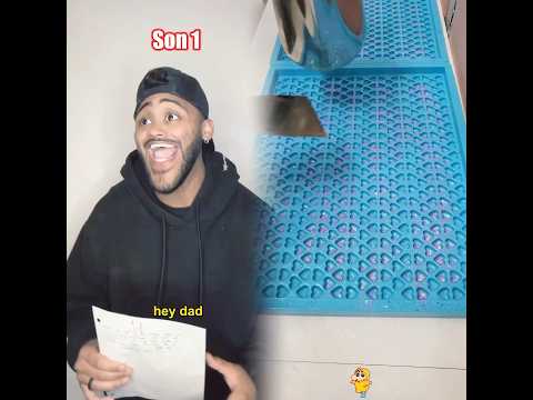 Dad didn’t expect that…❤️