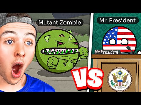 Reacting to COUNTRY BALLS - Zombies in America! (PART 2)