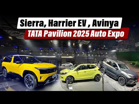 Tata Pavilion at Auto Expo 2025 🔥 Sierra , Avinya , Harrier EV , Bandipur Edition , New Punch