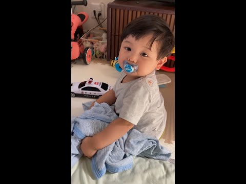 今にも寝そうな子が本当に寝るまで（ここから30分かかった😂）
