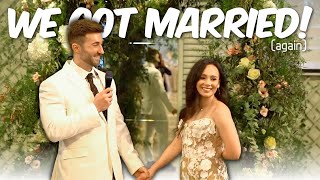 Getting married AGAIN, Pregnancy Announcement & Gender Reveal | SPAIN WEDDING VLOG