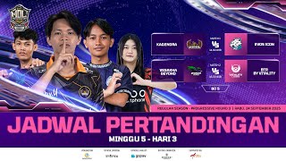 🔴LIVE | MDL ID S12 | Progressive Round | Putaran 3 Hari 3
