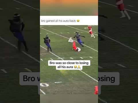 bro gained all that aura right back #goofynfl #nfl #viral #nflfootball #cfb #collegefootball