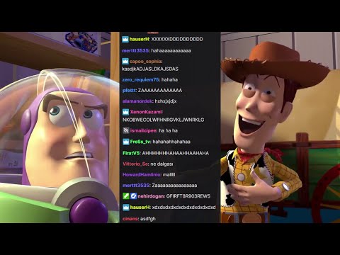 Toy Story 1-2-3 ama Twitch Chat'i ile