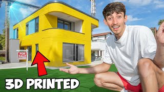 Staying Overnight In WORLDS First 3D Printed House! (FULL TOUR)