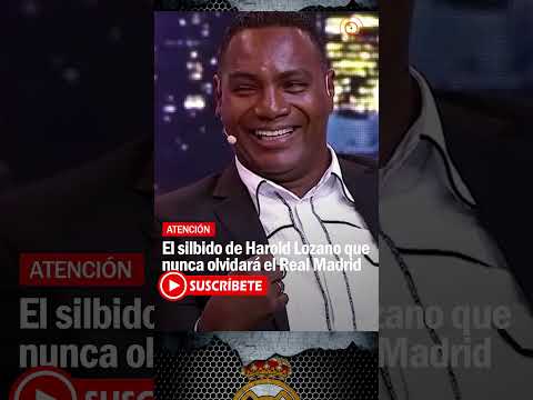 El silbido de Harold Lozano que nunca olvidará el Real MadridEl 29 de septiembre del 2001