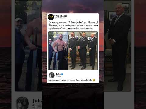 Hafthor Bjornsson, o gigante de Game of Thrones que impressiona até fora das telas