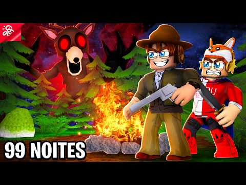 SOBREVIVI 99 NOITES NA FLORESTA COM AS NOVAS CLASSES DA ATUALIZAÇÃO E...