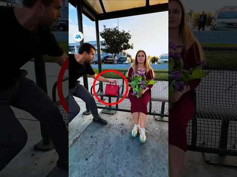 Surprising kindness at the bus stop #kindness #respect