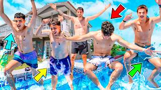 INVITO 5 SUSCRIPTORES PARA HACER RETOS DE PISCINA !! *FINAL MUY EPICO*