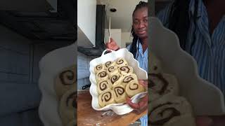 Surprising my husband with cinnamon rolls his late dad use to make him