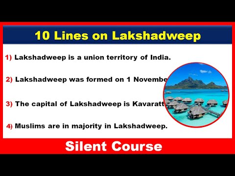 10 Lines on Lakshadweep | 10 lines on Lakshadweep Island | 10 Sentences About Lakshadweep In English