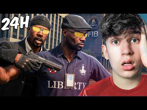 Zostałem AGENTEM FBI na 24h w GTA V!💀