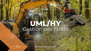 UML/HY - Broyeur forestier pour pelle hydrauliques, avec rotor a outils fixes.