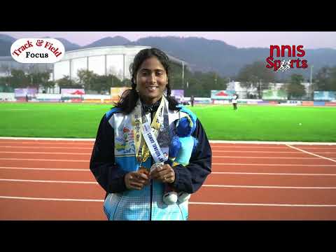 Moumita Mondal wins double medals at National Games 2025 with gold in long jump & silver in hurdles!