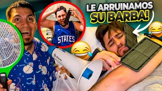 LO LLENAMOS DE TRAMPAS PARA RATA🐀 | PASAMOS TODA LA NOCHE CON EL COMPA ROSH😱