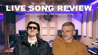 Send us your song and we'll listen to it LIVE!!