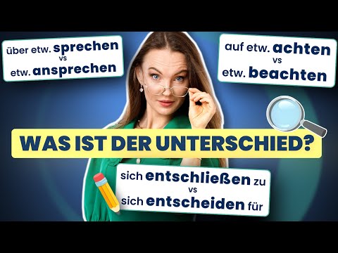 Diese Verben VERWECHSELN viele Deutschlerner I Deutsch lernen b2