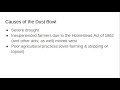 Dust Bowl Impact and Consequences