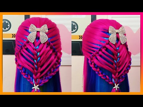 PENTEADO FÁCIL DE FAZER PARA IR PARA A ESCOLA  coiffure pour enfants Peinado fácil para niñas