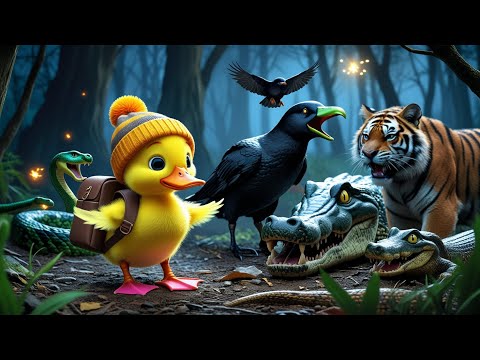 Ducklings' adventures in the creepy forest