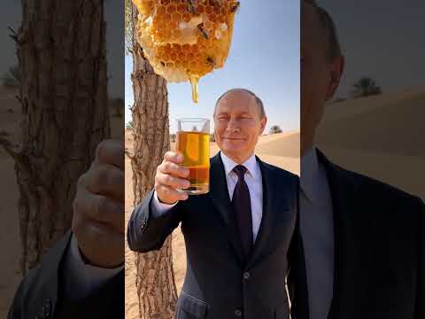 Trump Gets Honey From A Bee Nest! Funny!