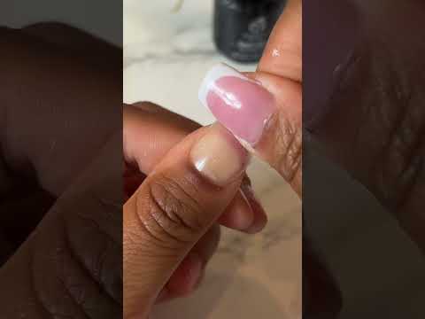 #maintenance day for an alopecia girl and gel x nail tutorial (2/2)