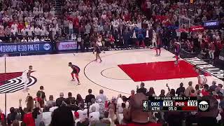 Damian Lillard game winner: Oklahome City @ Portland Trailblazers Game 5