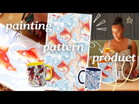 From Sketchbook to Shop: How I Turn My Art into Sellable Patterns