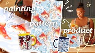 From Sketchbook to Shop: How I Turn My Art into Sellable Patterns