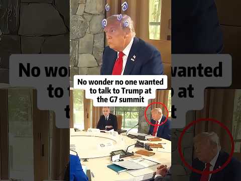 No wonder no one wanted to take to Trump at the G7 summit.#shorts #trump#celebrity#actor