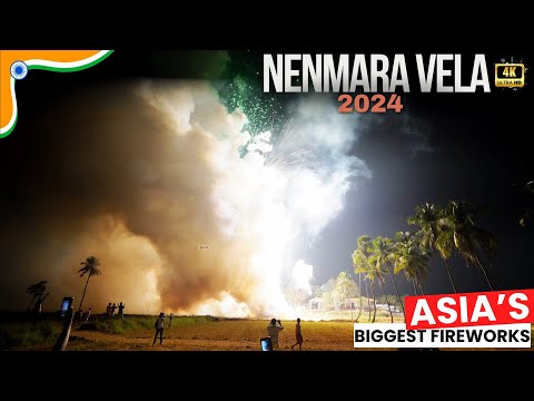 ASIA'S BIGGEST FIREWORKS NENMARA Vallangi vela FIREWORK 2024 🤯 😍 NENMARA FESTIVAL SOLO TRAVEL VLOG